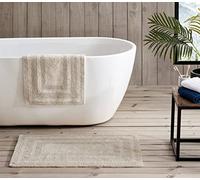 Eddie Bauer | Ensemble de Bain 100 Tapis Ultra Doux, Tissu tufté pour Une durabilité et Un Entretien Facile, Coton, Gris Clair, 2 pièces