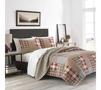 Eddie Bauer Hawthorne Parure de lit pour lit Double/Grand lit, Marron