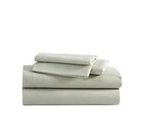 Eddie Bauer Home - Flannel Collection Parure de lit en Coton, pré-rétréci et brossé pour Plus de Douceur, de Confort et Une Sensation de Confort, lit jumeau, Vert