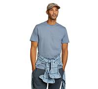 Eddie Bauer Men's Legend Wash 100% Cotton Short-Sleeve Classic T-Shirt, Blue Haze, X-Large