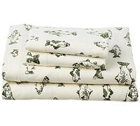 Eddie Bauer Parure de lit en Flanelle de Coton, brossée pour Plus de Douceur, décoration d'intérieur Confortable, école de Poissons, Grand lit
