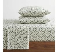 Eddie Bauer Parure de lit en Flanelle pour très Grand lit, Coton Anti-Boulochage et Infroissable, Doux au Toucher pour Un Confort en Toutes Saisons - Draps de lit avec taies d'oreiller et Drap-Housse