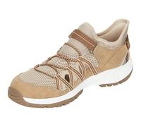 Eddie Bauer Sutton Water Shoes for Women | Waterproof, Easy On Off Neoprene Sock, Hook & Loop Closure, & Breathable Hiking Sandals Tan