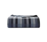 Eddie Bauer Windsor Stripe Blanket King Blue