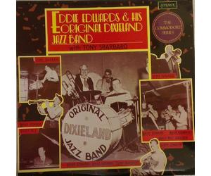 Eddie Edwards - Eddie Edwards & his original Dixieland Jazz Band / Tony Sbarbaro. VINYL LP. VG+/VG+