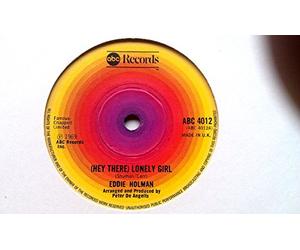 EDDIE HOLMAN - hey there lonely girl / it's all in the game 45 rpm single
