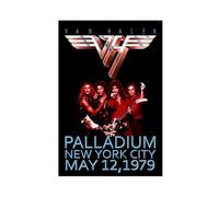 Eddie Van Halen Limited Poster sur toile pour décoration murale de salon, chambre à coucher 30 x 45 cm