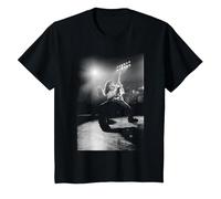 Eddie Van Halen on Stage Rainbow Theatre par Simon Fowler T-Shirt, Enfant, Noir, 2 Ans