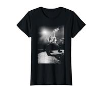 Eddie Van Halen on Stage Rainbow Theatre par Simon Fowler T-Shirt, Femme, Noir, S