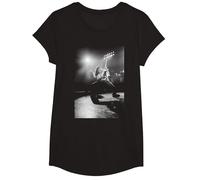 Eddie Van Halen on Stage Rainbow Theatre par Simon Fowler T-Shirt, Fille, Noir, XS