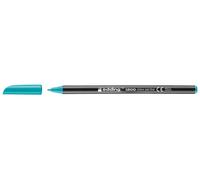 edding 1200 Feutre de coloriage fin - turquoise (bleu) - 1 crayon - pointe ogive 1 mm - crayon-feutre pour dessiner et écrire - pour l'école, mandala