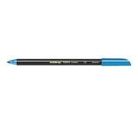 edding 1200 feutre de coloriage métallique - bleu métallisé - 1 stylo - pointe ronde 1-3 mm - pour colorier, écrire, dessiner avec effets métalliques brillants - pour livres d'or, cartes de vœux