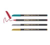 EDDING - E-1200 - FEUTRES MÉTALLISÉ POINTE 1-3 MM- LOT DE 4 G