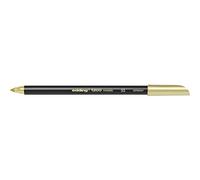 edding 1200 feutre de coloriage métallique - or - 1 stylo - pointe ronde 1-3 mm - pour colorier, écrire, dessiner avec effets métalliques brillants - pour livres d'or, cartes de vœux, albums photos