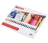 edding Feutres de coloriage 1200 – pointe fine ronde 1 mm – étui de 20 couleurs