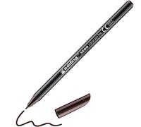 edding 1200 Feutre de coloriage pointe fine - marron foncé - 1 stylo - pointe ronde 1 mm - stylo pour ecriture, dessin, coloriage