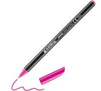 edding 1200 Feutre de coloriage pointe fine - rose fluorescent - 1 stylo - pointe ronde 1 mm - stylo pour ecriture, dessin, coloriage