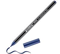 edding 1255 feutre calligraphie - bleu acier - 1 stylo - pointe calligraphique 2 mm - feutre pour papier, bois, terre cuite, toile - pour débutants, lettrage, bullet journals, cartes de vœux, agendas