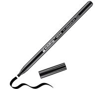 Edding 1255 feutre calligraphie - noir - 1 stylo - pointe calligraphique 3,5 mm - feutre pour papier, bois, terre cuite, toile - pour débutants, lettrage, bullet journals, cartes de vœux, agendas