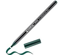 edding 1255 feutre calligraphie - vert bouteille - 1 stylo - pointe calligraphique 3,5mm - feutre pour papier,bois,terre cuite,toile -pour débutants, lettrage, bullet journals, cartes de vœux, agendas