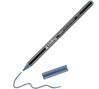 edding 1300 feutre de coloriage fin pointe moyenne - bleu-gris - 1 stylo - pointe ronde 2 mm - pour dessiner et écrire - pour l'école, les mandalas, le doodling, les bullet journals
