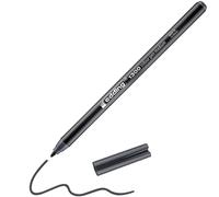 edding 1300 feutre de coloriage fin pointe moyenne - gris foncé - 1 stylo - pointe ronde 2 mm - pour dessiner et écrire - pour l'école, les mandalas, le doodling, les bullet journals