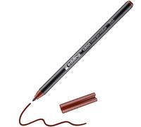 edding 1300 feutre de coloriage fin pointe moyenne - marron - 1 stylo - pointe ronde 2 mm - pour dessiner et écrire - pour l'école, les mandalas, le doodling, les bullet journals