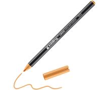 edding 1300 feutre de coloriage fin pointe moyenne - orange clair - 1 stylo - pointe ronde 2 mm - pour dessiner et écrire - pour l'école, les mandalas, le doodling, les bullet journals