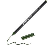 edding 1300 feutre de coloriage fin pointe moyenne - vert olive - 1 stylo - pointe ronde 2 mm - pour dessiner et écrire - pour l'école, les mandalas, le doodling, les bullet journals