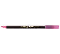 edding 1340 Crayon pinceau - rose - 1 crayon - pointe pinceau flexible - feutre pour peindre, écrire et dessiner - bullet journal, hand lettering, mandalas, calligraphie