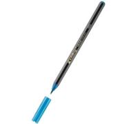 edding 1340 Feutre pointe pinceau - bleu azur - 1 stylo - pointe de pinceau flexible - feutre pour la peinture, l'écriture et le dessin - carnets, mandalas, calligraphie