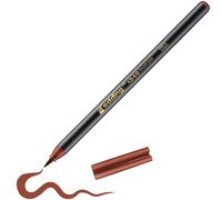 edding 1340 Feutre pointe pinceau - marron - 1 stylo - pointe de pinceau flexible - feutre pour la peinture, l'écriture et le dessin - carnets, mandalas, calligraphie
