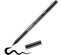 edding 1340 Feutre pointe pinceau - noir - 1 stylo - pointe de pinceau flexible - feutre pour la peinture, l'écriture et le dessin - carnets, mandalas, calligraphie