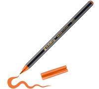 edding Feutre pointe pinceau 1340 – pointe souple pour peinture, écriture, dessin – orange 1 stylo