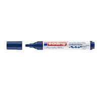 edding 1455 Marqueur de calligraphie à pointe flexible bleu acier
