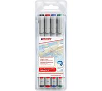 edding Stylo à bille 4-151-4 non-permanent assorti 4 pcs/paquet