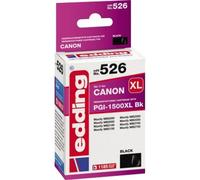 edding 18-526 edding EDD-526 schwarz Druckerpatrone kompatibel zu Canon PGI-1500 XL BK
