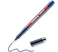 Edding 1800 Profipen Pigment Dessin Stylo - Noir, Bleu, Rouge & Vert - Set De 4