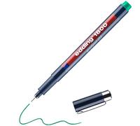 edding 1800 feutre fin de précision - vert - 1 stylo - largeur de trait,25 mm - feutre fin pour une écriture et des esquisses précises - Pointe fine gainée métal - adapté aux règles et aux pochoirs