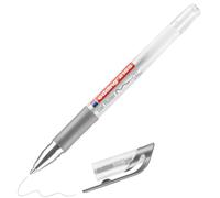 Edding Roller à encre gel 2185 crystaljelly – Pointe env. 0,7 mm – Argent