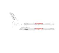 edding 2185 Roller à encre gel - blanc - 2 stylos -,7 mm - stylo gel pour écrire, dessiner, pour mandalas, bullet journals - roller gel, stylo roller