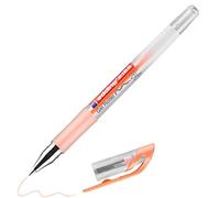 edding 2185 Roller à encre gel - orange pastel - 1 stylo -,7 mm - stylo gel pour écrire, dessiner, pour mandalas, bullet journals - roller gel, stylo roller