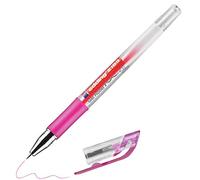 edding 2185 Roller à encre gel - rose - 1 stylo -,7 mm - stylo gel pour écrire, dessiner, pour mandalas, bullet journals - roller gel, stylo roller