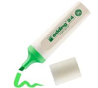 Edding 24 Surligneur - vert clair - 1 surligneur - pointe biseautée 2-5 mm | rechargeable, fabriqué à partir de matériaux recyclables