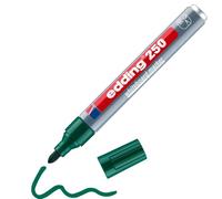 edding 250 Marqueur pour tableaux blancs - vert - 1 stylo - sketchnotes | pointe ronde 1,5-3 mm - feutre effaçable - pour tableaux blanc, magnétique, mémo et chevalet de conférence - rechargeable