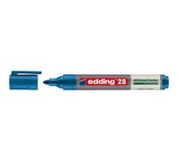 edding Marqueur effaçable tableau blanc 28 EcoLine – 90% plastique recyclé – pointe 1,5–3 mm bleu