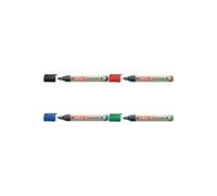 edding Marqueur effaçable tableau blanc 28 EcoLine – 90% plastique recyclé – pointe 1,5–3 mm bleu