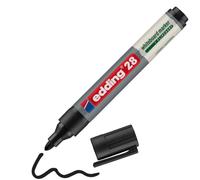 edding – Marqueur tableau blanc – 28 EcoLine – 90% plastique recyclé – pointe ogive 1,5–3 mm – noir