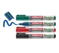 edding Marqueur pour tableaux blancs 29 – Étui de 4 assortis – Pointe 1–5 mm