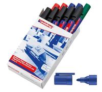 Edding 30 Marqueur Papier à Encre Brillante - Multi-Couleur - 10 Marqueurs Permanents imperméables - Pointe Ronde 1,5-3 mm - Coloris Lumineux - pour Papier, Carton, Plastique, Métal, Verre